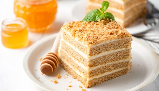 Medovik Honey Cake Recipe